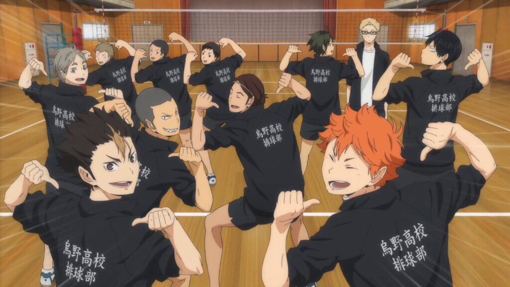 4. Lᴇ ᴅᴇ́ᴠᴇʟᴏᴘᴘᴇᴍᴇɴᴛ Karasuno est une équipe qui se construit au fil des episodes et elle ne sera jamais au point, ils sont toujours à la recherche de s'améliorer