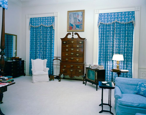 President’s White House bedroom, 1962:  #JFKL