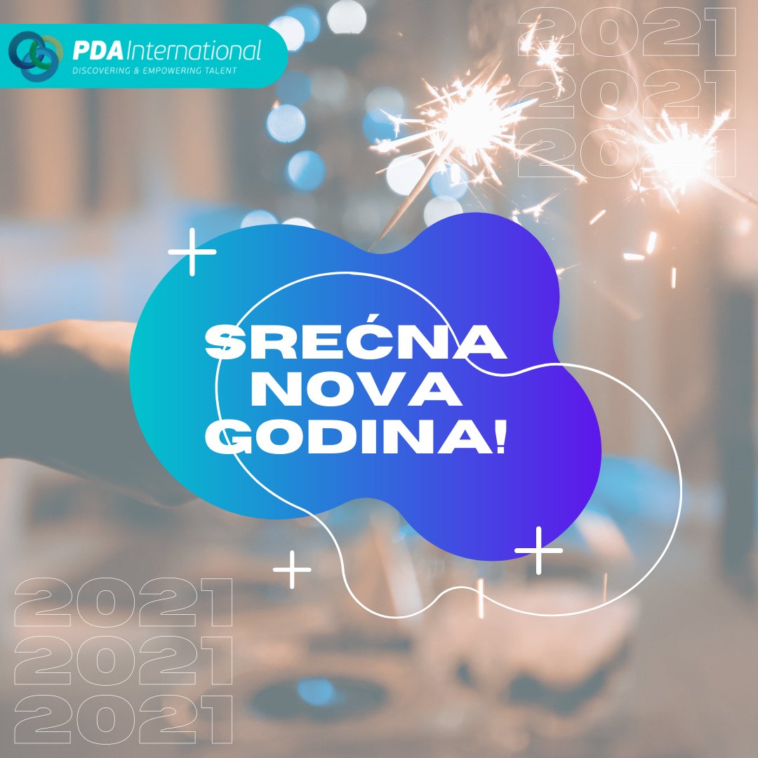 PDAProfileRS's tweet photo. Hajde da zajedno ostvarimo ciljeve! 🚀
Srećna Nova Godina! ✨

#2021 https://t.co/mJpaNpnWnJ