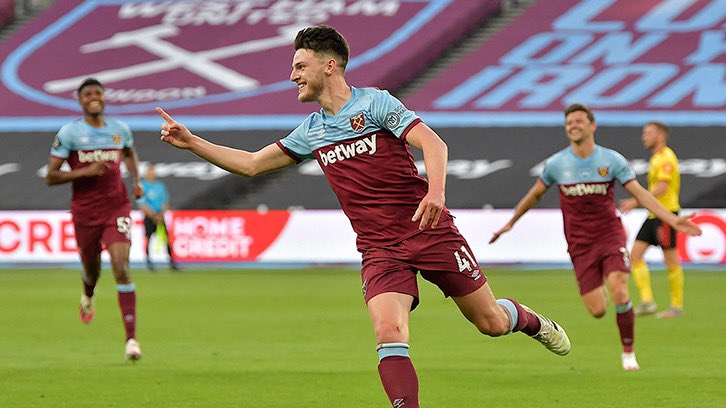 5. Declan Rice’s goal vs Watford. A goal that showed what Rice is more than capable of. The goal also rounded of a terrific season for him in which he captained us numerous times and established himself as an integral part of the side.
