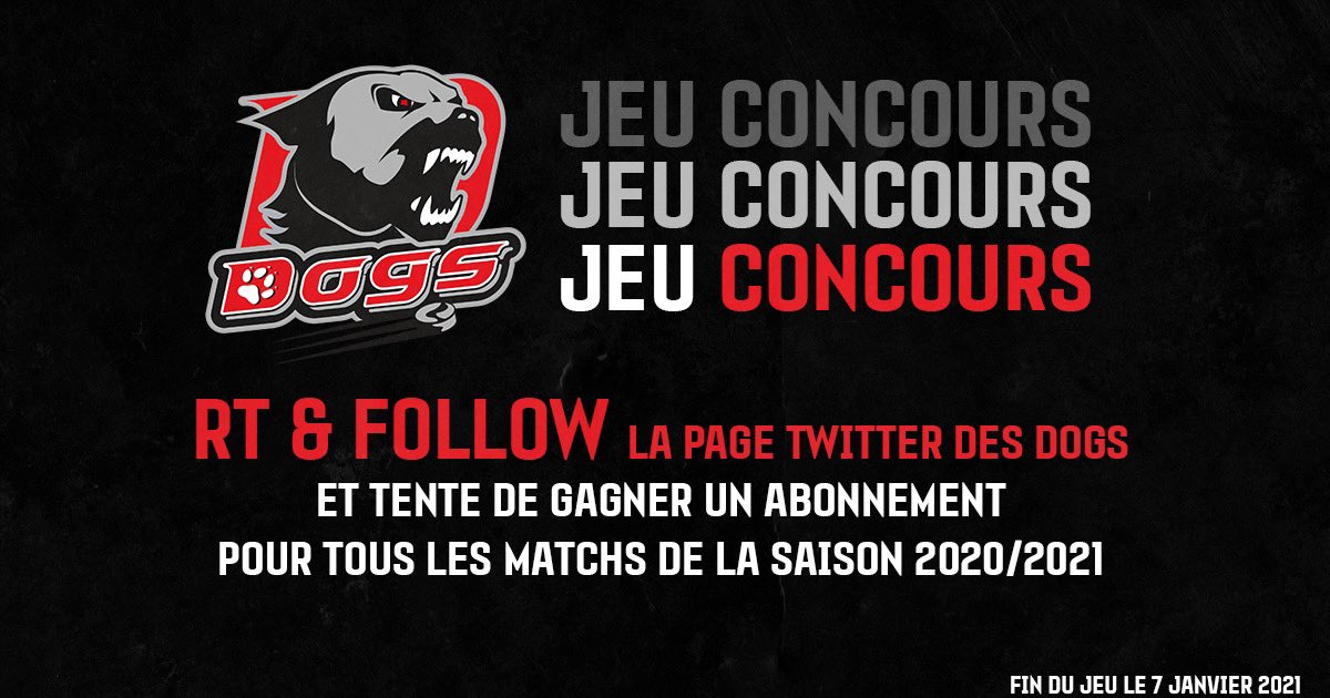 DogsCholet's tweet photo. Gagnez un abonnement pour la saison 2020/2021 ! 😍🏒

Pour cela il vous suffit de vous abonner à notre page et de retweeter ce tweet ! https://t.co/Lo7gdaO9qo