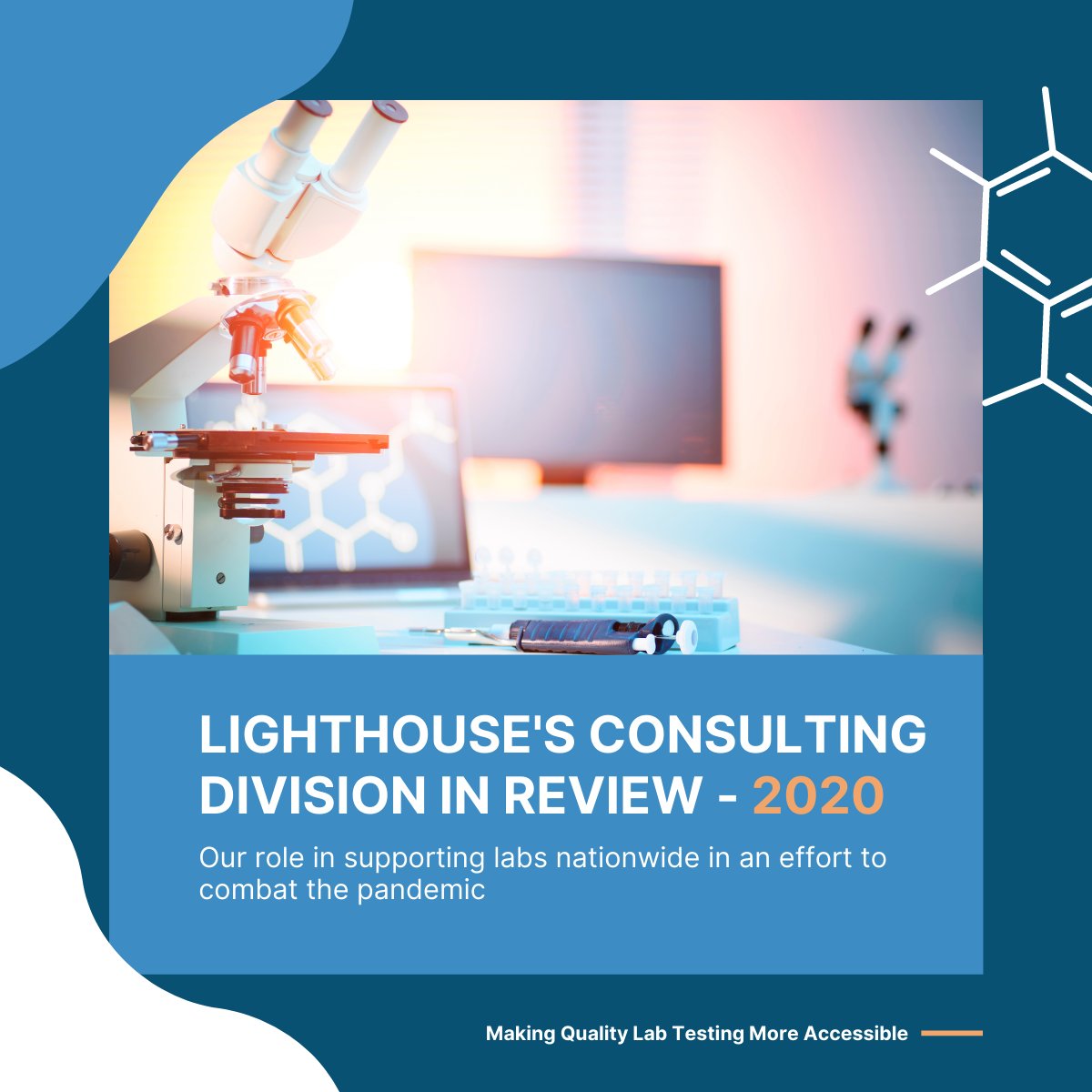 LighthouseLabSv's tweet photo. In 2020, Lighthouse’s Consulting Team has helped over 50 laboratories validate #COVIDtesting to support their communities!
#healthcare #lighthouselabservices #covid19testing #consulting #validation #clinicallaboratory #molecular #laboratoryconsulting #clinical #medicallaboratory https://t.co/MOqmkMfO0p