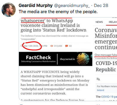 We were tagged in a post recently about the planetary minds of  #PatriotAnalytica, a self-styled “intelligence” wing of the far right NP’s online presence, primarily Michael Chopper O’Keefe, “Danny Boy” (Limerick), Gearóid Murphy (Cork), Cra!g Fitz (Dub), “Kelly” (Cork) & others.