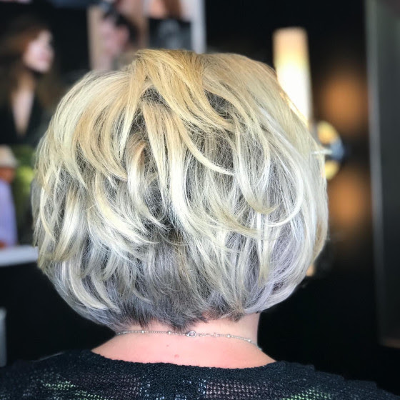 SummitSalonKC's tweet photo. Let’s spice things up by adding some fun peekaboo vivid color into your hair! Joyce wanted to get a little hot pink and wow is it HOT and pairs beautifully with her mask. Pink peekaboo and luxury blowout by student Alica.

Reserve today: (816) 252-4247⠀ https://t.co/4u358V8OWa