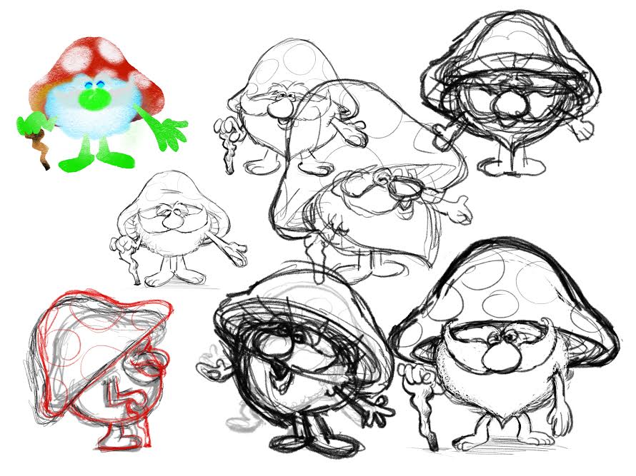 MatthewLuhn's tweet image. Elder Sprite character design concepts by Ricky Nierva 🍄#spritefright #blenderCloud #OpenMovie