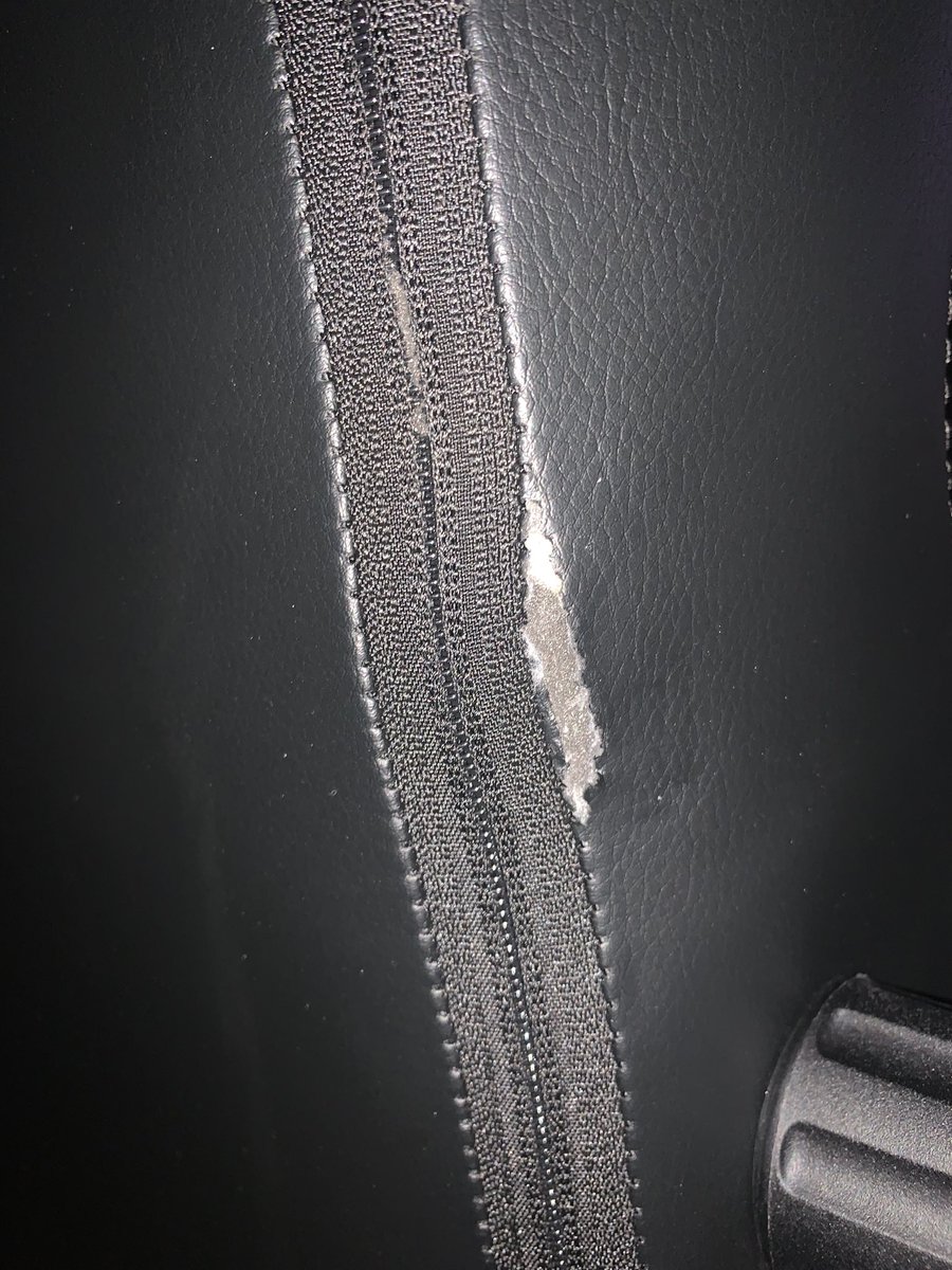 _Cyprien_'s tweet photo. What a disappointment to wait 2 weeks for my @noblechairs real leather to receive it with a perforated backrest and damaged parts... special mention to the carrier (GSL) who delivered it to my neighbour's flat while I was at home all day 🙃 https://t.co/40zw01xDe6