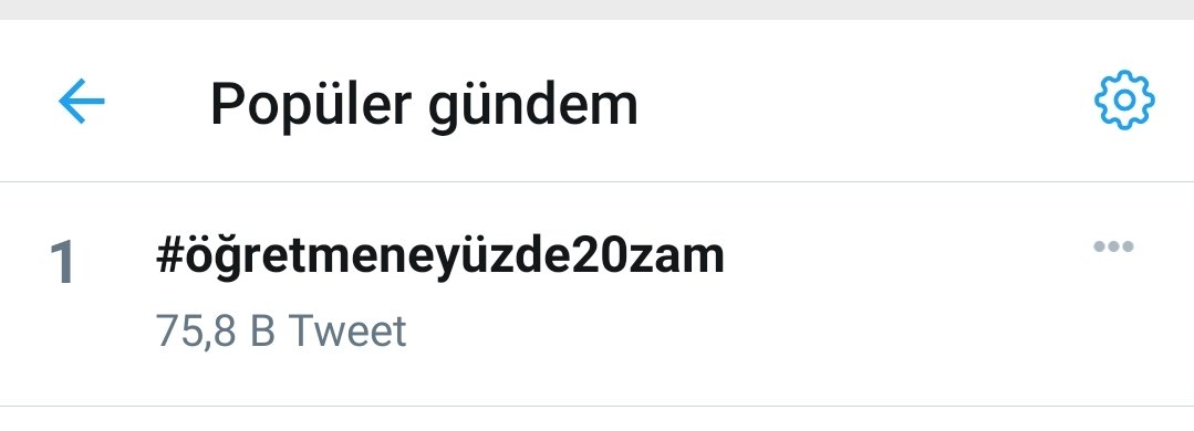 Saatlerdir Türkiye gündeminde 1. sıradayız👏
Destek vermeyen öğretmen sayfalarına, Sendikalara ve bazı öğretmenlere rağmen! 
Ne işe yararsınız siz yahu? Bugün Öğretmenlere destek olmayacaksınız ne zaman destek olacaksınız? 
Destek verenlere teşekkür ederim. 
#öğretmeneyüzde20zam