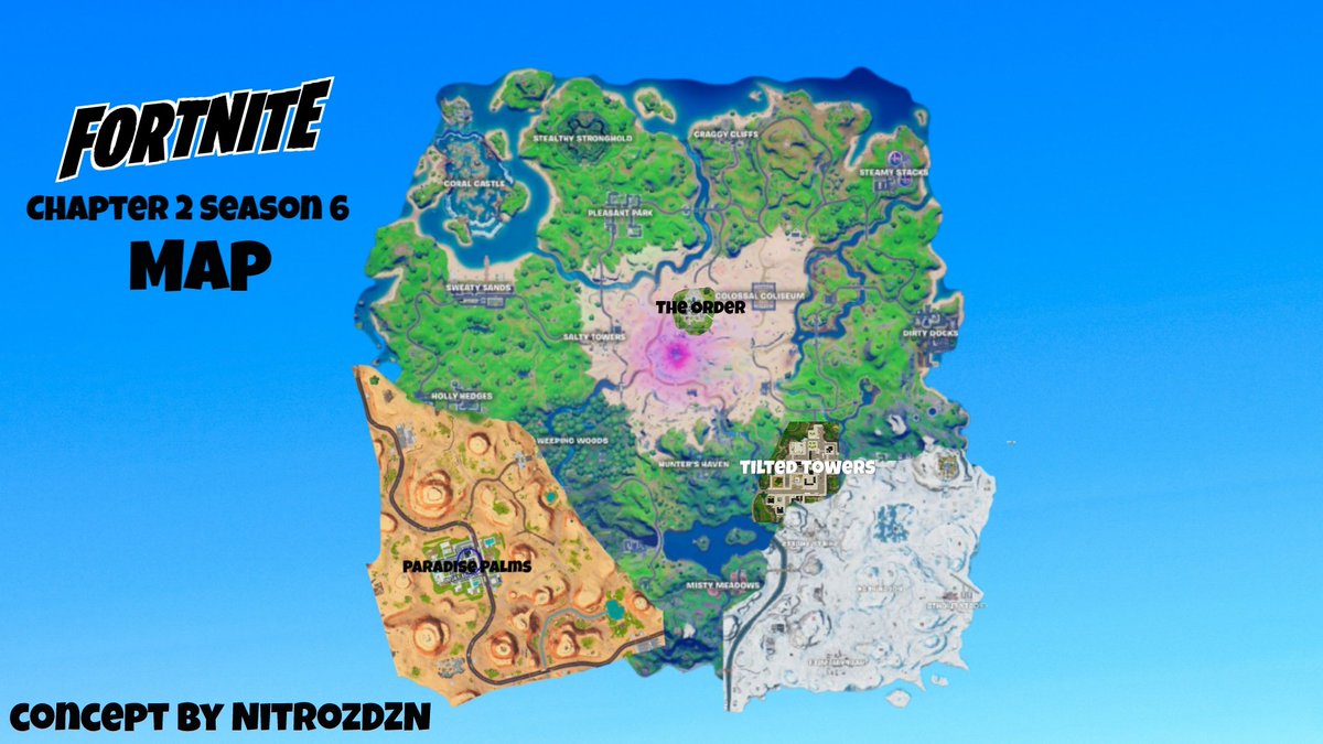Fortnite Season 10 Map Concept