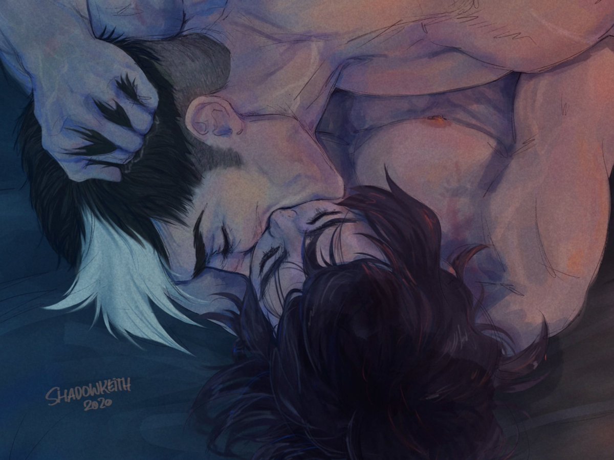Reupload because of a major anatomical oversight 😅 🥰 happy new year!
Passionate love making and Keith fingering Shiro while getting fucked.
#sheith #nsfw