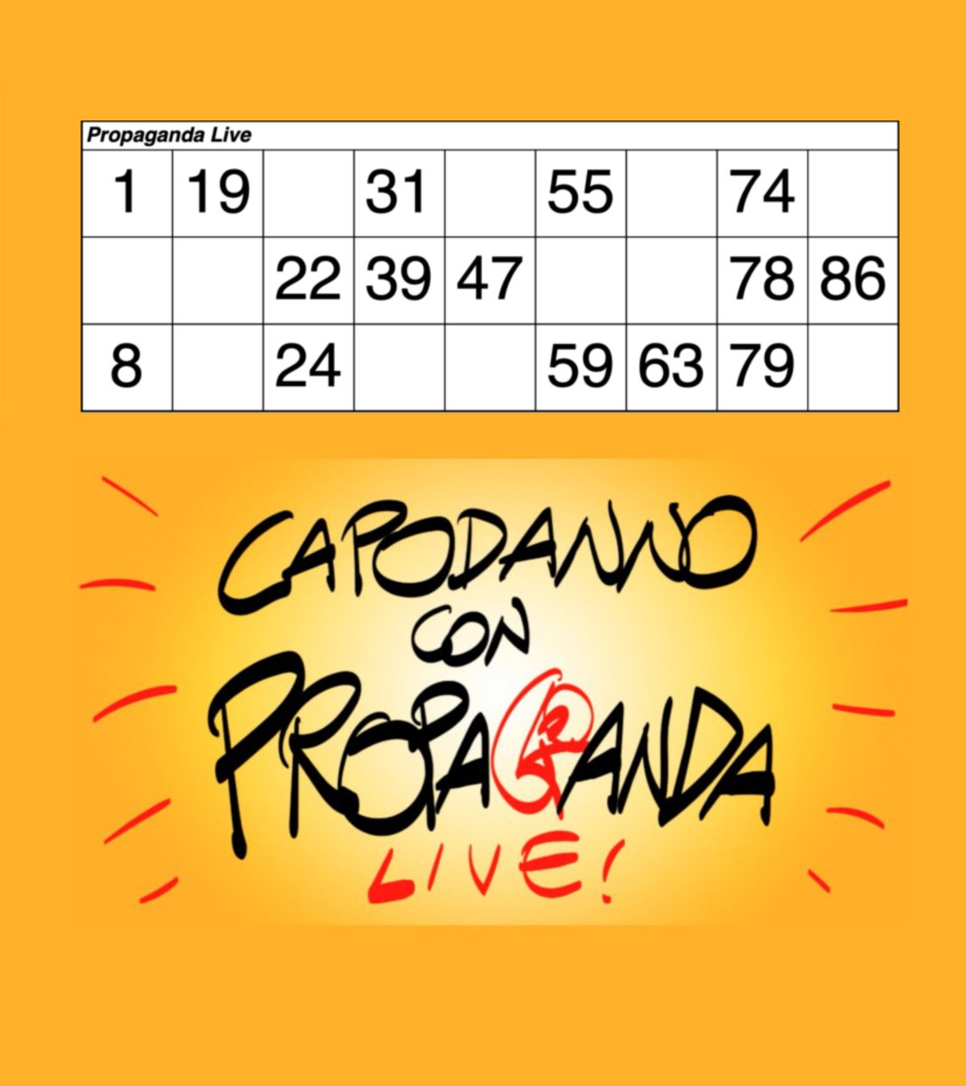 cloud679's tweet image. Pronto per il tombolone
#propagandalive
#propagandatombola