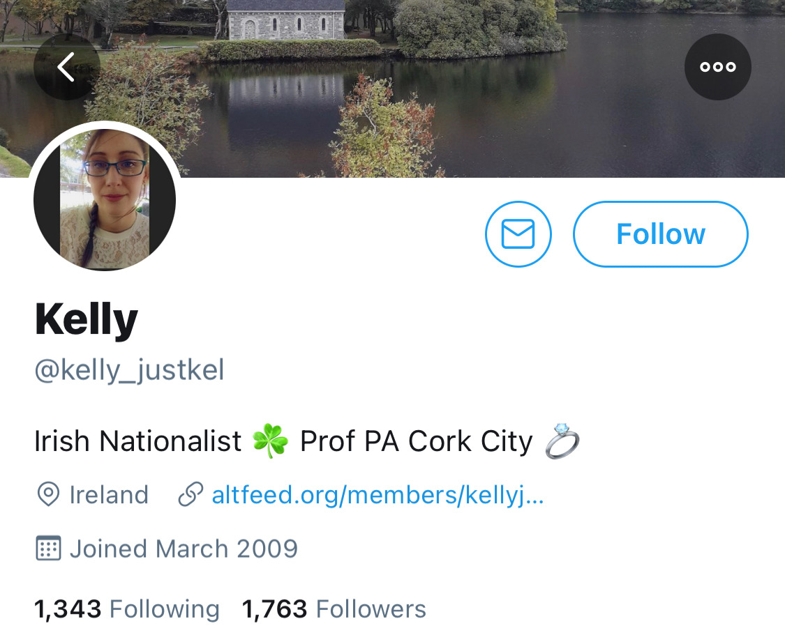 Which brings us to one that activists have recently flagged - a  #Cork Nazional Party member in pharmacy retail, Kelly O'Driscoll, who also petitions local libraries to remove books that may educate or empower young LGBTQI+ people who are finding their identity.  #AltShiteUnmasked