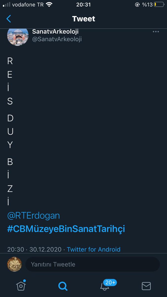 DilekYii's tweet photo. Lütfen bizi müzeye atar m��sınız?

@MehmetNuriErsoy @RTErdogan

#CBmüzeyeBinSanatTarihçi https://t.co/rqAtyTW4LQ