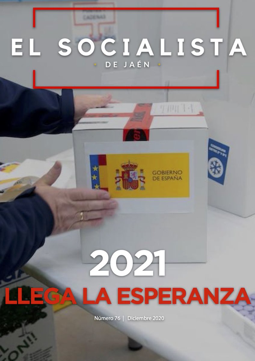 ElSocialistadeJ's tweet photo. 🗞 PGE, vacuna, presupuestos de la Junta, nueva Ley de Educación, nueva Ley de Eutanasia, Comedores Escolares, A-32, empleo y mucho más en la última edición del año de #ELSOCIALISTAdeJaén 

📲 Léelo completo aquí ⤵️
https://t.co/IgjgQOMG6J https://t.co/8qvWmxNOuv