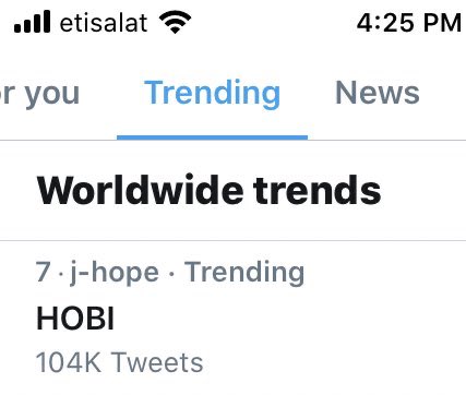 Hoseok trending WW bc of Dynamite dance break