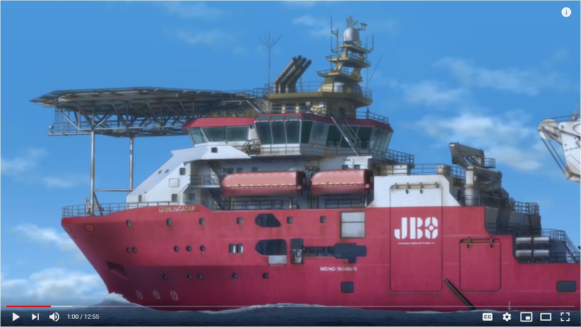 Act Obsolete Ep 11 丁寧にモデリングされたオフショア サポート ベッセルが出てくるのはうれしいなぁ クレーンのモデリング気合入りすぎやろｗ