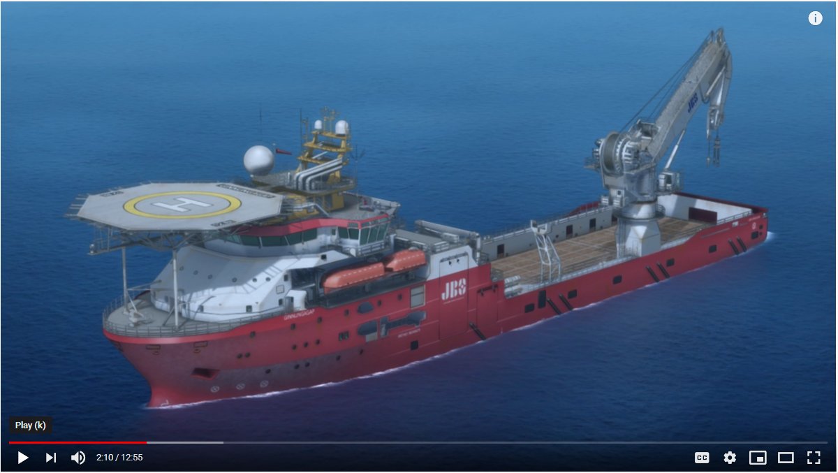 Act Obsolete Ep 11 丁寧にモデリングされたオフショア サポート ベッセルが出てくるのはうれしいなぁ クレーンのモデリング気合入りすぎやろｗ