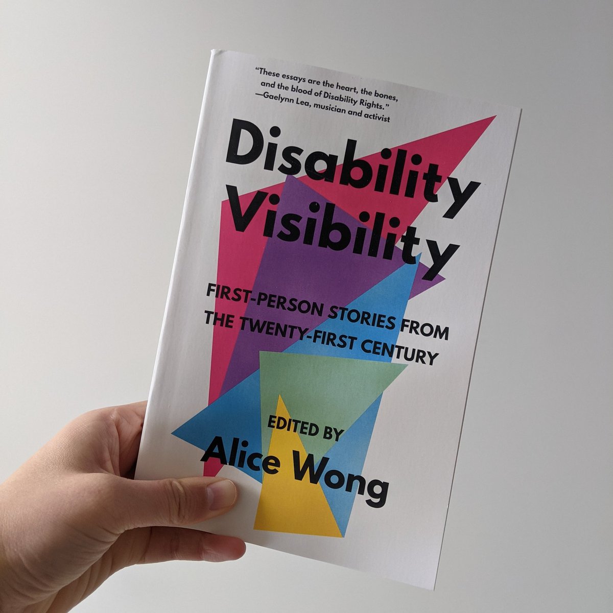 One of my friends sent me @SFdirewolf's book 😍 #DisabilityVisibility