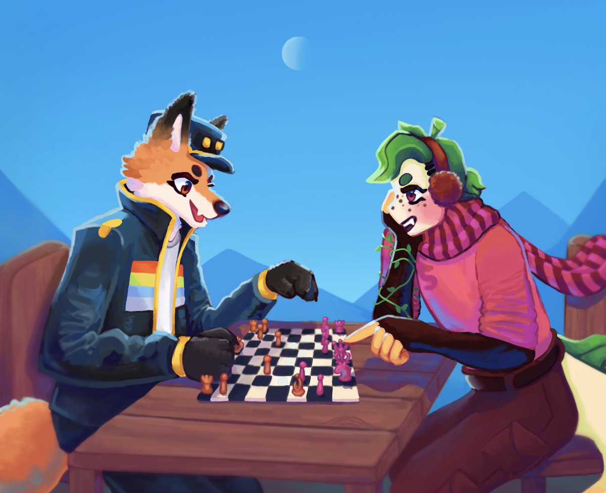sav0sprout's tweet photo. A Game of Chess
#5upfanart #fundyfanart https://t.co/9cAZprQUIG