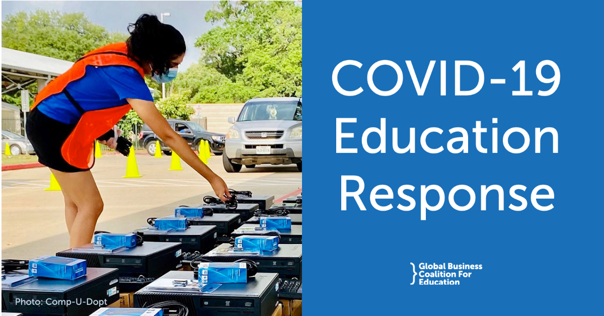 In response to Coronavirus, our Rapid Education Action team sourced dozens of digital learning resources and established new partnerships – like @HPSustainable’s contributions to @Comp_U_Dopt’s hardware distribution for students needing a home computer. gbc-education.org/hp-covid19