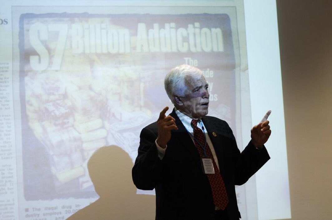 After 30 yrs of travels fighting violence-causation (drug prohibition) as prosecutor, church council pres., Oak Lawn United Way pres., political candidate, director/officer/speaker of Law Enforcement Against Prohibition (LEAP) & UN drug treaty amendment drafter, culprit ID’d.