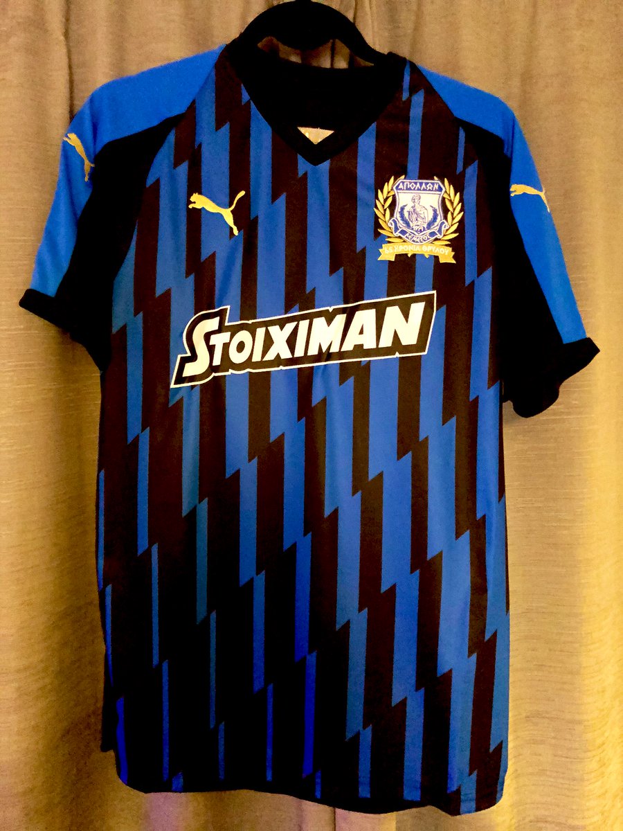 2. Apollon Limassol (A) ‘19Thank you  @TheKitsbaia for bringing this to my attention, I mean what a striking design it looks so great!I actually own two, this one and another sponsor-less one too!Thank you  @APOLLONOFFICIAL for getting these to me as well! 