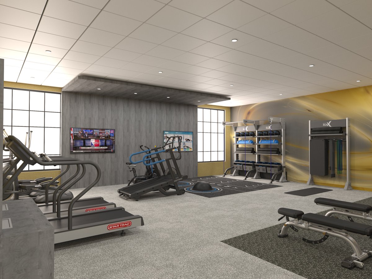 Modernizing a pre-existing fitness amenity often doesn't require tearing down walls. A thinning out of fixed equipment and expansion of open floor space can lead to greater functional occupancy. 

Contact us to learn more!