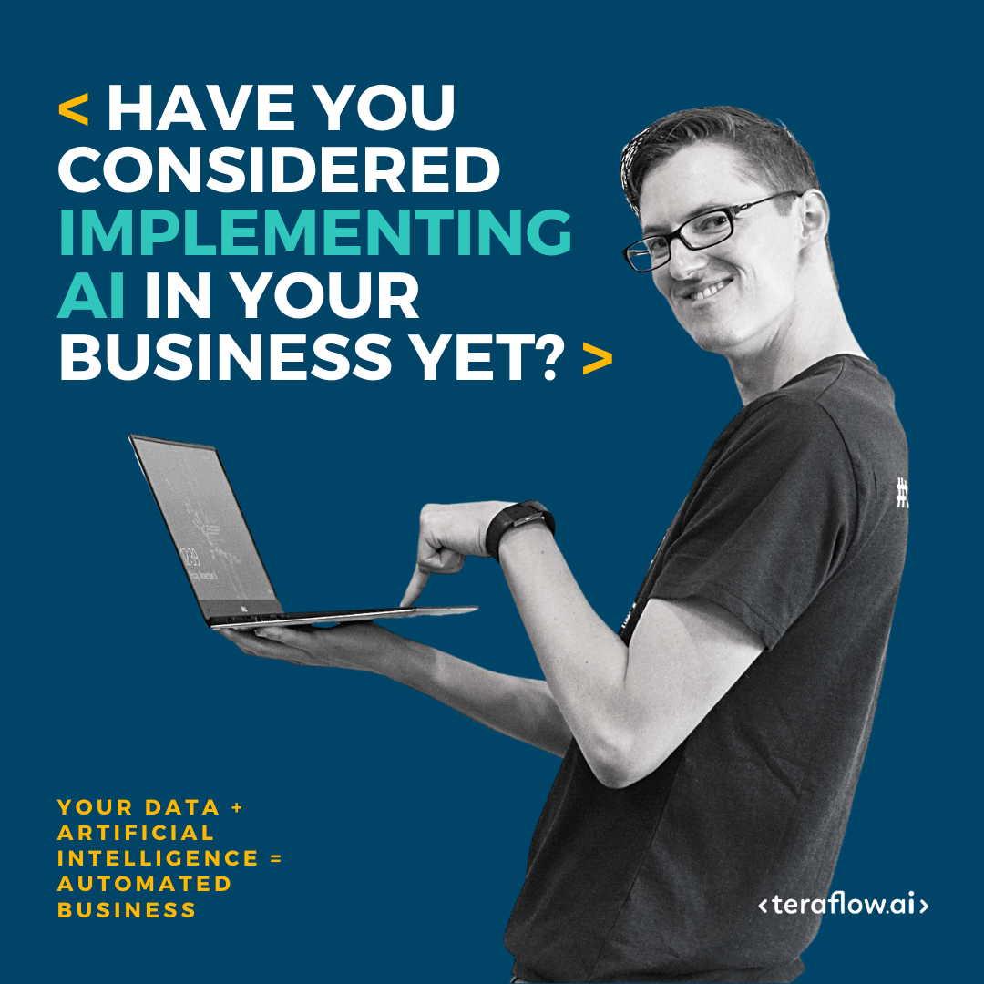 teraflow_ai's tweet photo. Our team of AI experts are here to help you find and implement the right AI solution for your business.

#ai #artificialintelligence #businessautomation #businessgrowth #businessatscale #data #datadriven #analytics #consistency https://t.co/hkiZTTaf0r