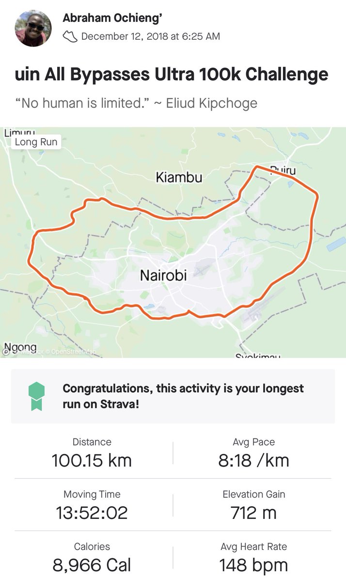 Title: uin All Bypasses Ultra 100k ChallengeDate: December 12, 2018Distance: 100.15 km #Ultrarunning  #Ultramarathon