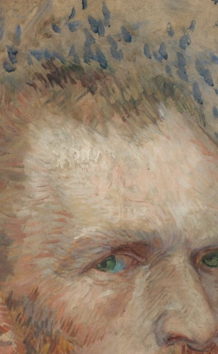 jestefens's tweet photo. NAVEGANDO SOBRE CORRIENTES DE COLORES EN CARTÓN #VANGOGH, 1853-1890.
AUTORRETRATO, óleo sobre cartón, 1887, París.
Ya había escrito sobre el pero al estudiarlo con detalle me fascinó el movimiento con que se diluye hacia el cielo de Van Gogh https://t.co/rdey0NnZGZ
