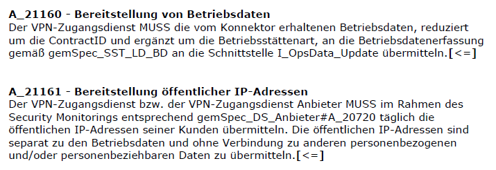 Ergänzungen zum #rc3 Talk (#ti #konnektor): Als Reaktion scannt <a href="/gematik1/">gematik</a> die Konnektoren im Feld. Dazu wird PTV5 Release um eine Betriebsdaten Schnittstelle (u.a. Mitteilung von 'CAUT_MANDATORY') zum VPN Anbieter erweitert:
fachportal.gematik.de/spezifikatione…
github.com/gematik/api-te…

👍