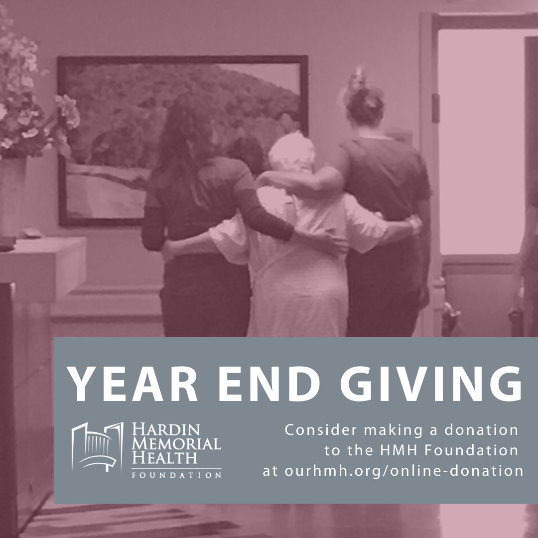 Today is a great day to make your year end gift to the HMH Foundation to strengthen Baptist Health Hardin. Make your tax-deductible donation here: buff.ly/33ZMOD3. 

100% of donations to HMHF go directly to Baptist Health Hardin projects.