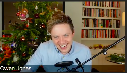 … whilst Owen Jones was all coy in response to Boyle’s attentions