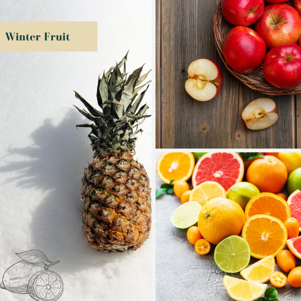 Headed to the grocery store? Stock up on seasonal fruit and vegetables! 🍎 🍍 #SeasonsGREENings #MSUEcoRep