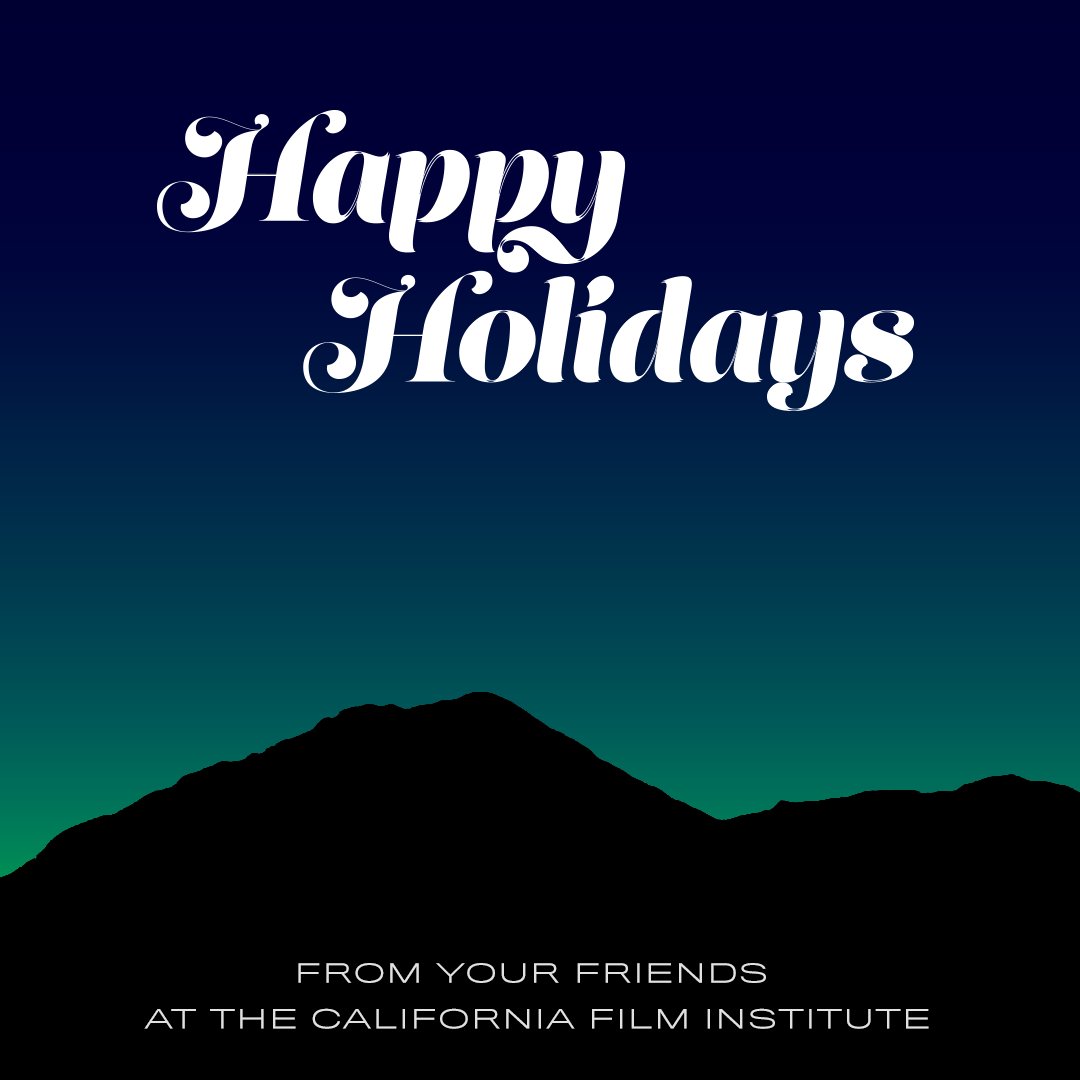 🥂As we come to the close of a tumultuous and challenging year, we wish you and your family a happy and safe holiday. 

We look forward to sharing vibrant and exceptional films with you in 2021!
