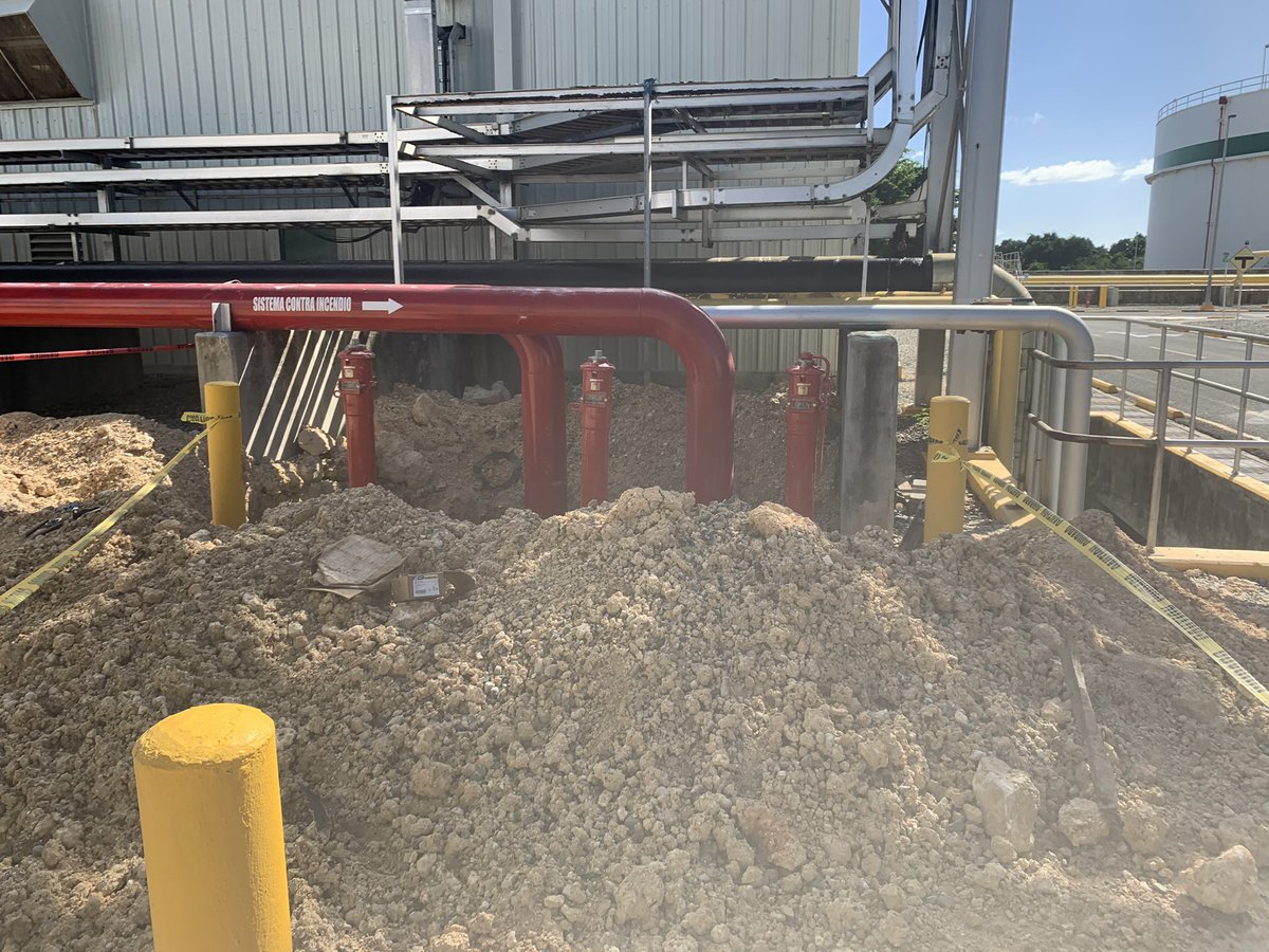 robledoaybar's tweet image. Replacing #PostIndicatorValves of an existing #FireProtectionSystem