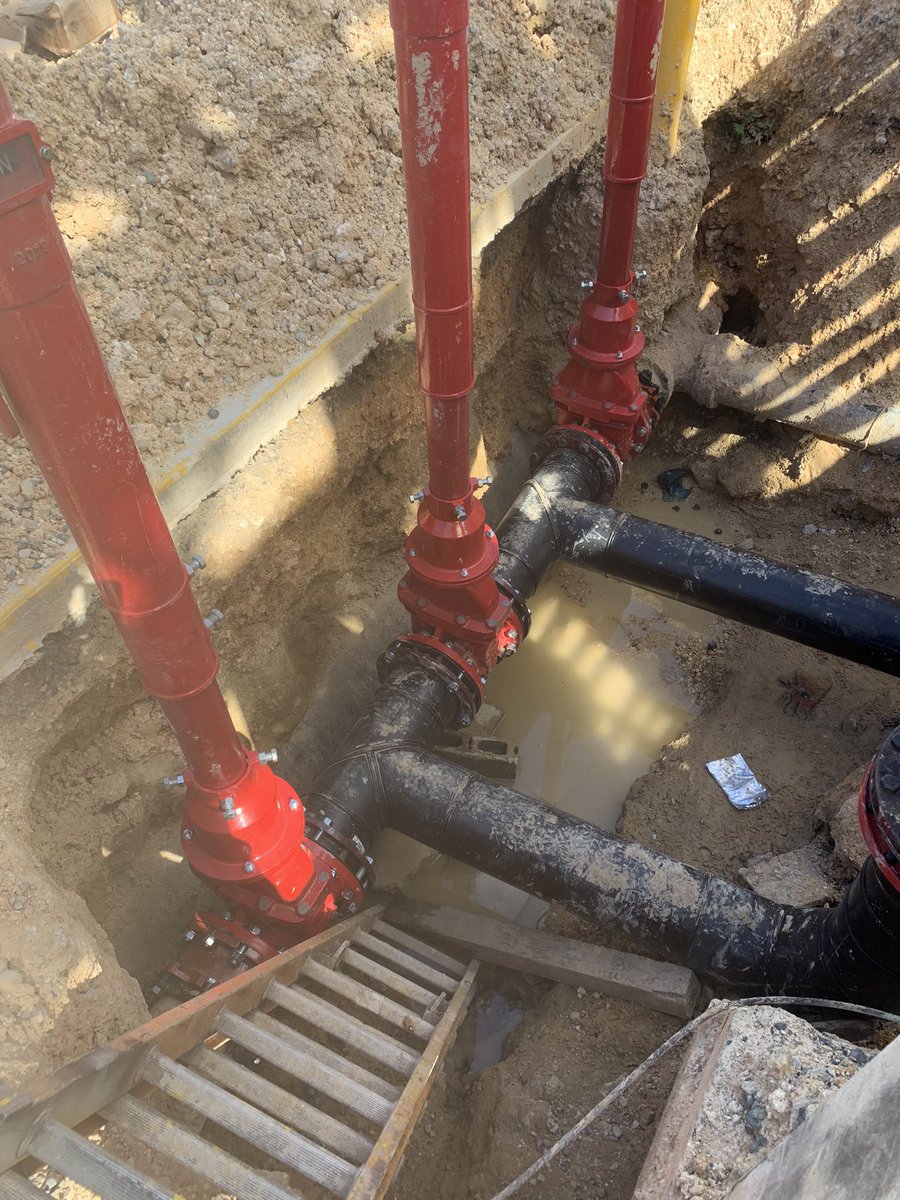robledoaybar's tweet image. Replacing #PostIndicatorValves of an existing #FireProtectionSystem