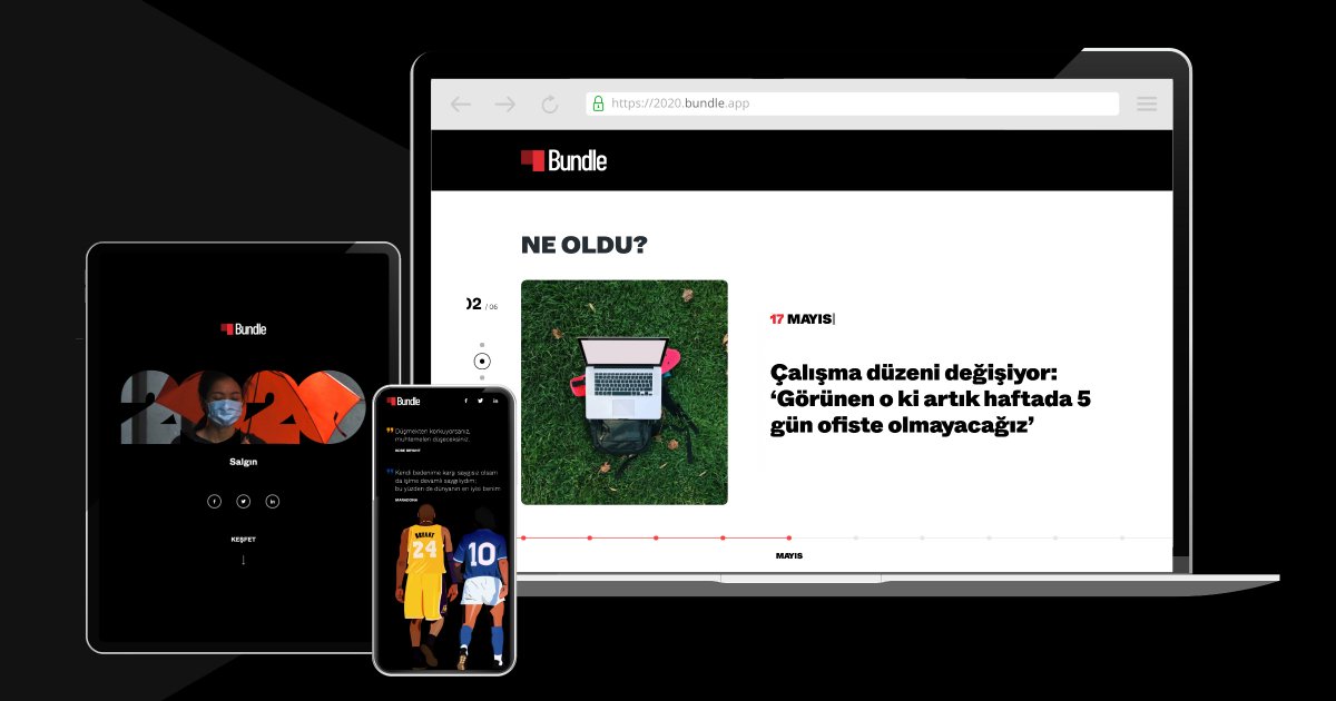 CodeSectionTR's tweet image. İş ortağımız Bundle News ile arşivlik bir seçki hazırladık. 2020’de Türkiye ve dünyaya damga vuran unutulmaz olayları 2020.bundle.app'te bir araya getirdik.