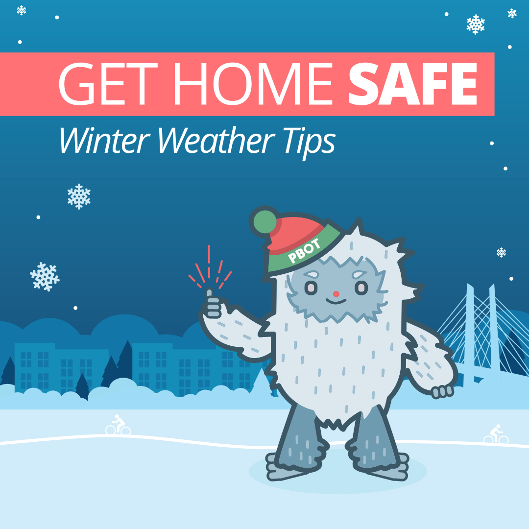 During the winter travel season, PBOT wants to help all Portlanders “Get Home Safe.” That's why we are now making our severe weather travel tips available in nine different languages. Download them all at portland.gov/transportation… Thanks for sharing!