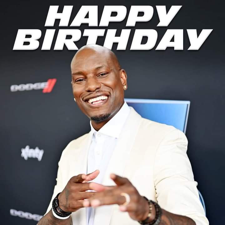 HAPPY 42 BIRTHDAY TYRESE GIBSON 