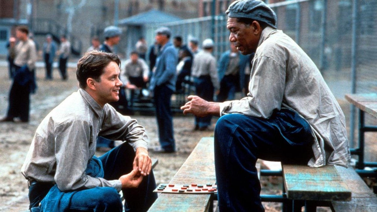 The Shawshank Redemption. I am blown away. There is so much more to the movie then I was able to see the first time years back. Friendship, hope, injustice, power. Really hit home. Freedom is one of the most important and most valuable things in life. What a masterpiece!