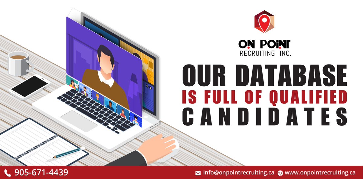 RecruitingOn's tweet photo. We find the right fit for each and every single job opening through our collection of candidates who are qualified with great skill sets. 

#OnPointRecruiting #RightOnPoint https://t.co/OipPca2T1G