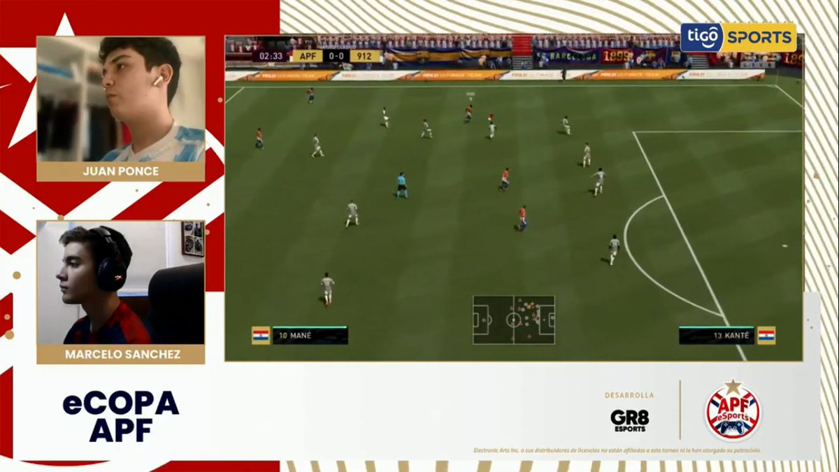 TigoSportsPY's tweet photo. ¡ARRANCA!
#Cerro 0 - 0 #Guaireña
En vivo por Facebook Live y Twitch. ➡ https://t.co/AVyUL5NwAa
¡Disfrutá de la #eCopaAPF de #FIFA21! https://t.co/iKjAlUkQ2d