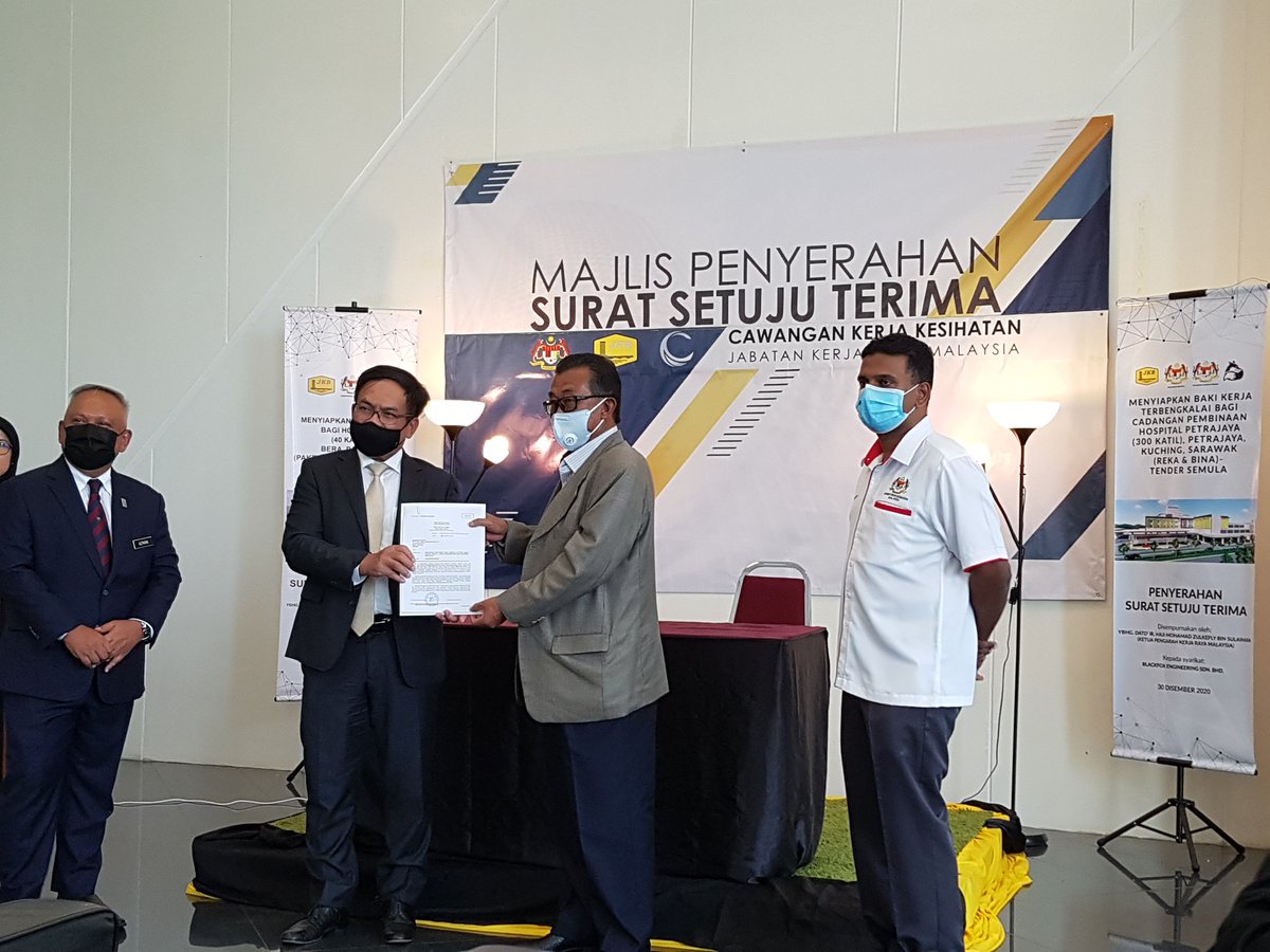 Abduldan B. Adtong (@adtoir) on Twitter photo CKK <a href="/Ar_Azman_5167/">Ar AzmanHashim</a> JKR M'sia <a href="/IrZulkefly/">Mohd Zulkefly S</a> ; <a href="/razgrid1/">🇲🇾 Razdwan Kasim</a> <a href="/RuslanAbdAziz/">Ir Ruslan Abdul Aziz</a> teruskan JASA KEPADA RAKYAT dgn serahan 2 SST <a href="/CkkJkr/">HOPT5 CKK JKR</a> Menyiapkan kerja t'bengkalai bagi cadgn pbinaan Hospital Petrajaya (300katil) Petrajaya Sarawak
& Menyiapkan baki kerja bagi Hospital (40katil) Bera Pahang CKK <a href="/Ar_Azman_5167/">Ar AzmanHashim</a> JKR M'sia <a href="/IrZulkefly/">Mohd Zulkefly S</a> ; <a href="/razgrid1/">🇲🇾 Razdwan Kasim</a> <a href="/RuslanAbdAziz/">Ir Ruslan Abdul Aziz</a> teruskan JASA KEPADA RAKYAT dgn serahan 2 SST <a href="/CkkJkr/">HOPT5 CKK JKR</a> Menyiapkan kerja t'bengkalai bagi cadgn pbinaan Hospital Petrajaya (300katil) Petrajaya Sarawak
& Menyiapkan baki kerja bagi Hospital (40katil) Bera Pahang