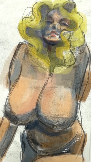 Lovely painting of me! From my dear friend! Thank you! You like?  ☃️🎄✨ https://t.co/fkSiWPq8SH<a href="/tag/bikinichallenge"class="tags"><span>#bikinichallenge</span></a>