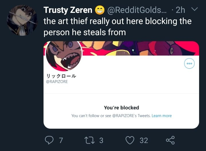 That said, I do not have explicit permission from rapizore to use these screenshots. However, these are widely available under the Twitter search feature. If rapizore wishes for me to take these down, I will comply.