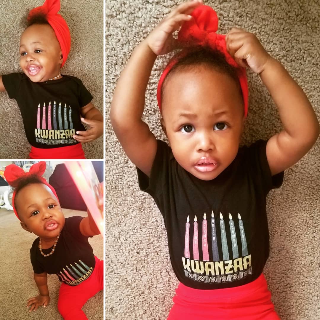 #HappyKwanzaa! Celebrating #Nia today with our #Purpose, our sweet little girl!

#Kwanzaa #CelebrateKwanzaa #LearnKwanzaa #NguzoSaba #HabariGani #HappyHolidays #KwanzaaKids #blackgirlmagic #frobabies #melaninbabies #happybaby #melaninbaby #afrobaby #frobaby #blackisbeautiful