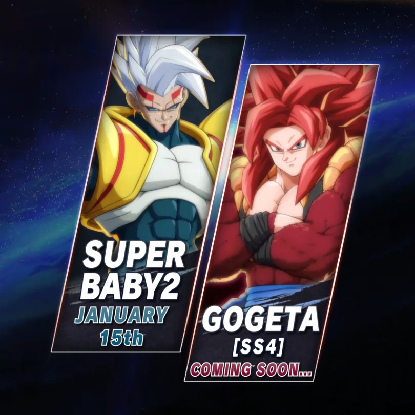 Dragon Ball FighterZ announces SS4 Gogeta and Super Baby 2 DLC