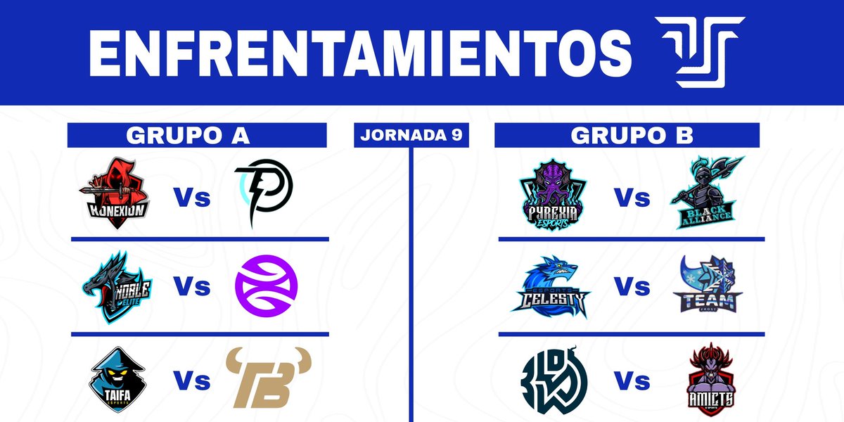 🔸 ENFRENTAMIENTOS | JORNADA 9 🔸

¿Quién hace una porra de los resultados? 😈

#brawlstars