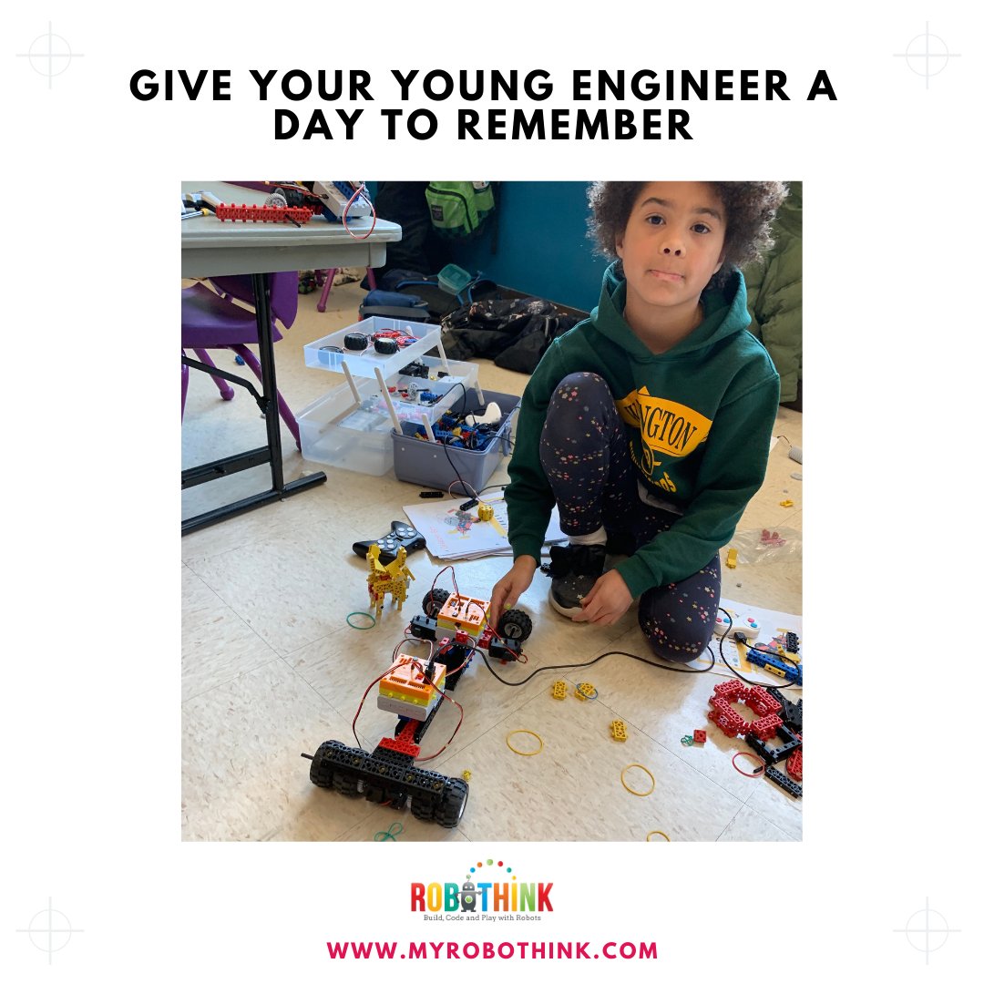 Celebrate your child’s birthday with the RoboThink way, endless fun! With multiple fun themes to choose from, we’re sure you, your #child and friends will have a jam packed day of fun #STEM activities. myrobothink.com #buildcodeplay #stemforkids #Birthday #Parties