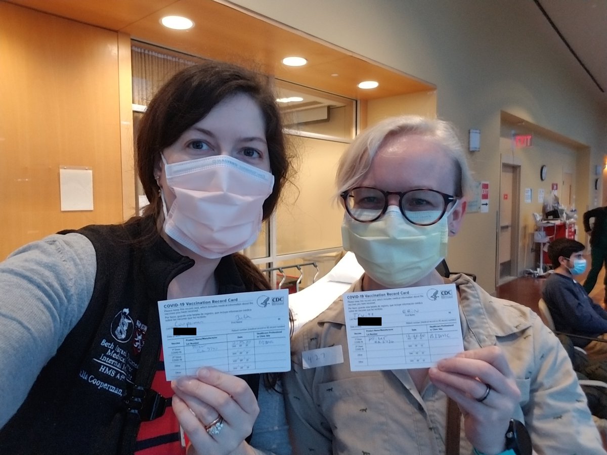 Grateful. Hopeful. #thisismyshot #CovidVaccine #COVID19 #Hospitalistswhovaccinate @ErinTruittMD  <a href="/bidhospitalists/">BID Hospitalists</a> <a href="/BIDMChealth/">BIDMC</a>